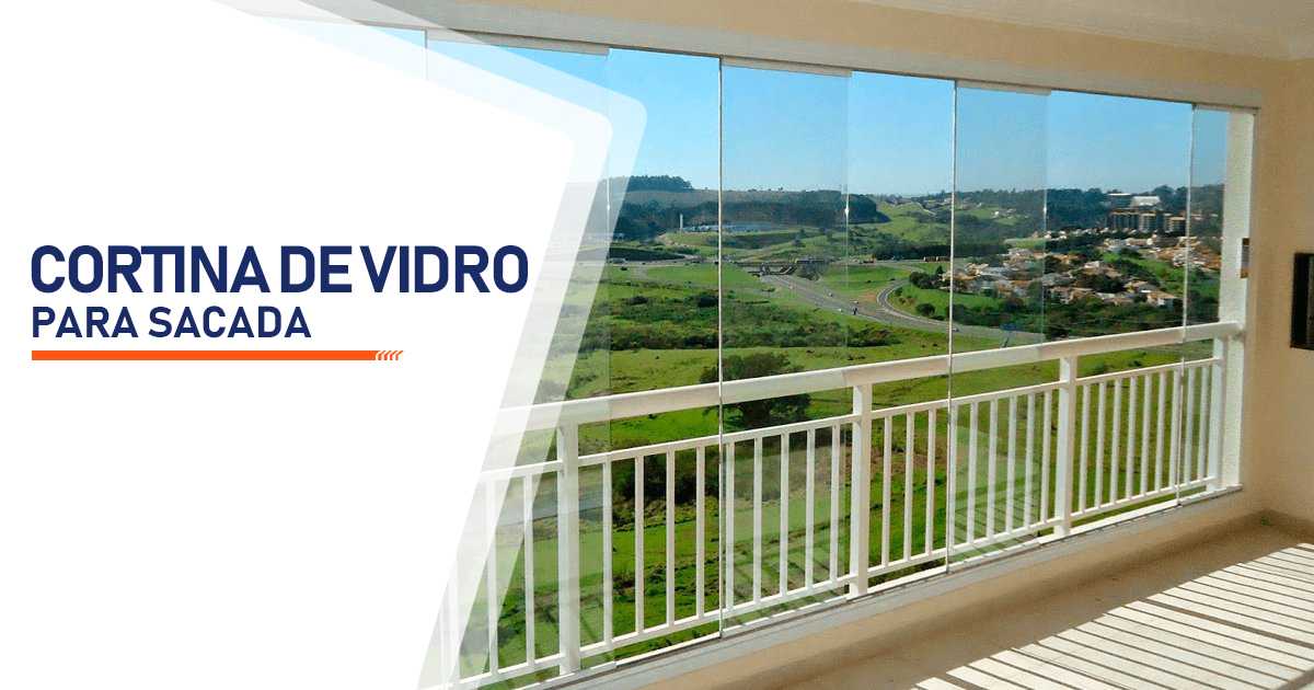 Cortina de Vidro para Sacada Mauá Centro SP